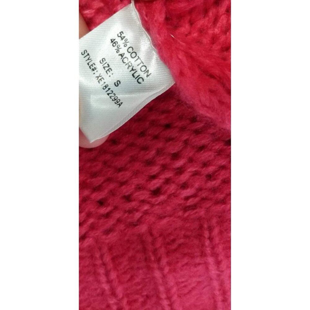 Women's Pink Knit Sweater by Woven Heart NEW - Picture 6 of 8